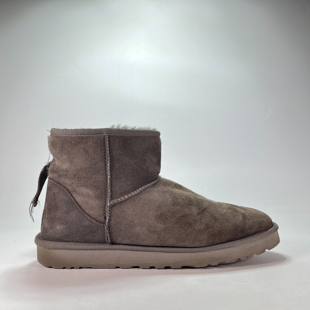 UGG Classic Mini II Caribou Suede Pull On Winter Ankle Boots 1002072 Men's Sz 13